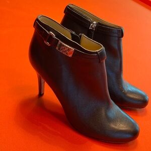 Coach leather booties